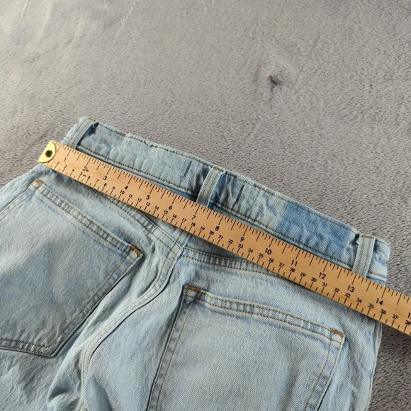 Abercrombie Jeans Womens 29 Light Wash 90s Straight High Rise Curve Love Y2K - Picture 6 of 10